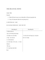 Giáo án Toán lớp 2 - SỐ BỊ CHIA, SỐ CHIA, THƯƠNG docx