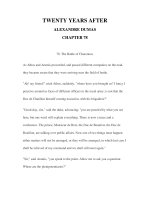 LUYỆN ĐỌC TIẾNG ANH QUA CÁC TÁC PHẨM VĂN HỌC –TWENTY YEARS AFTER ALEXANDRE DUMAS CHAPTER 78 potx
