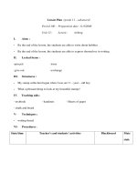 Giáo án Anh văn lớp 11 - Unit 12 - Period 100 ppsx