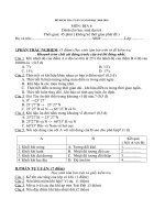 Kiểm tra Địa 6-tuần 29