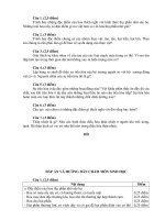 Câu hỏi và đáp án hay.