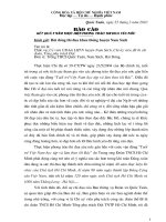 Bao cao dien hinh dai hoi thi dua yeu nuoc