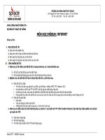 Môđun: Internet (Đồ án số 01) pptx