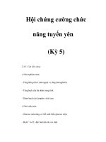 Hội chứng cường chức năng tuyến yên (Kỳ 5) pdf