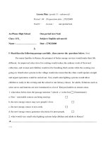 Giáo án Anh văn lớp 11 - Unit 12 - Period 94 ppsx