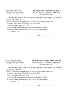 kiểm tra 1 tiết hình 11 cb(chương3)