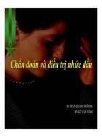 Bài giảng Chẩn đoán và điều trị nhức đầu (Phần 1) ppsx