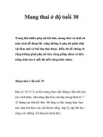 Mang thai ở độ tuổi 30 ppsx