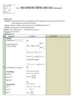 MỘT SỐ PHƯƠNG TRÌNH LƯỢNG GIC THƯỜNG GẶP(TT) pptx