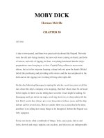 LUYỆN ĐỌC TIẾNG ANH QUA CÁC TÁC PHẨM VĂN HỌC –MOBY DICK Herman Melville CHAPTER 20 pps