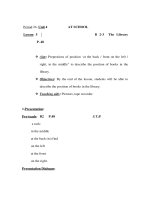 Giáo án Anh văn lớp 6 - Period 24 - Unit 4 - Lesson 5 P. 48 docx
