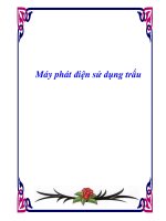 Máy phát điện sử dụng trấu pptx