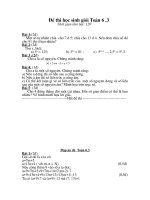 Đề-Đáp án HSG Toán 6 Y6.3