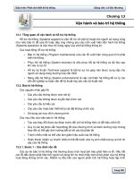 Chương 13: Vận hành và bảo trì hệ thống pot