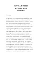 LUYỆN ĐỌC TIẾNG ANH QUA CÁC TÁC PHẨM VĂN HỌC –TEN YEARS AFTER ALEXANDRE DUMAS CHAPTER 65 pdf