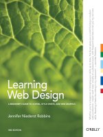 Learning Web Design Third Edition- P1 ppt