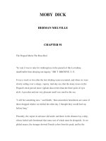 LUYỆN ĐỌC TIẾNG ANH QUA CÁC TÁC PHẨM VĂN HỌC –MOBY DICK HERMAN MELVILLE CHAPTER 91 doc