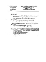 Đề thi tuyển sinh quốc học huế