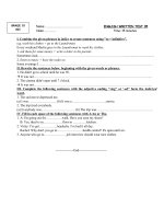 Fiffteen minute test No.5