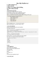 Cách thức bảo mật mailserver