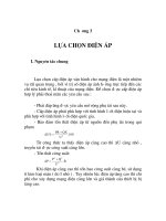 đồ án: thiết kế lưới điện khu vực 3, chương 3 ppsx