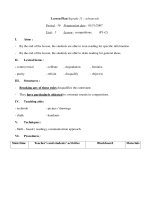 Giáo án Anh văn lớp 11 - Unit 5- Period 36 docx