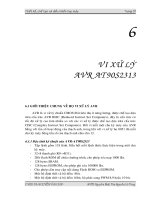 đồ án thiết kế chế tạo và điều khiển tay máy, chương 6 pptx