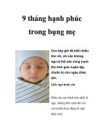 9 tháng hạnh phúc trong bụng mẹ pps