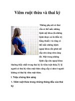 Viêm ruột thừa và thai kỳ docx