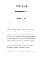 LUYỆN ĐỌC TIẾNG ANH QUA CÁC TÁC PHẨM VĂN HỌC –MOBY DICK HERMAN MELVILLE CHAPTER 106 doc