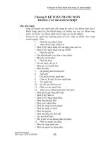 Kinh tế tài chính - Chương 9 - Kế toán thanh toán trong các doanh nghiệp pps