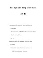 Rối loạn cân băng kiềm toan (Kỳ 4) pptx