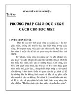 SKKK giáo dục nhân cách HS
