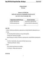 Học theo góc: Kế hoạch bài học Phản ứng hóa học