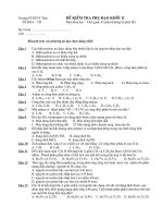 BAI KIEM TRA 11 CƠ BẢN