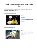 Chuối nướng kẹo dẻo – món ngon nhanh tiện ppt