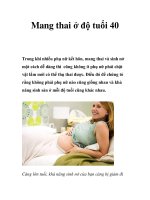 Mang thai ở độ tuổi 40 ppsx