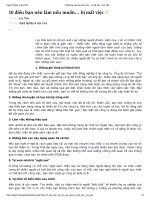 10 điều bạn nên làm nếu muốn… bị mất việc - sưu tầm