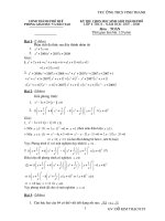 de thi dap an Toan 8 - 2