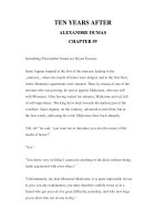 LUYỆN ĐỌC TIẾNG ANH QUA CÁC TÁC PHẨM VĂN HỌC –TEN YEARS AFTER ALEXANDRE DUMAS CHAPTER 59 docx