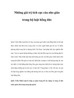 những giá trị tích cực của nho giáo trong bộ luật hồng đức