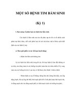 MỘT SỐ BỆNH TIM BẨM SINH (Kỳ 1) pot
