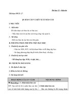 Rèn luyện kỹ năng về tạo REPORT bằng phương pháp Wizard