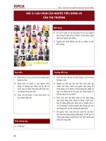 bài 3  lựa chọn của người tiêu dùng và cầu thị trường