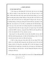 Nâng cao chất lượng học tập của HS yếu kém môn Anh 7