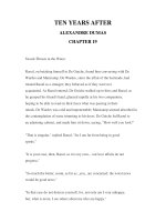 LUYỆN ĐỌC TIẾNG ANH QUA CÁC TÁC PHẨM VĂN HỌC –TEN YEARS AFTER ALEXANDRE DUMAS CHAPTER 19 pot