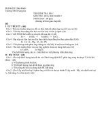 ĐỀ THI HỌC KÌ I . NH 2009.2010