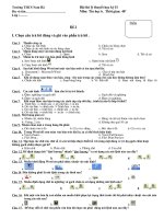 ĐỀ THI TIN 6 HK2 (CÓ Đ.ÁN)