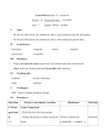 Giáo án Anh văn lớp 11 - Unit 3 - Period 18 ppsx