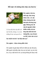 Đối mặt với những khó chịu của thai kỳ doc